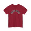 Dog Dad Upside Down Backwards Arch Text T-Shirt - Image 3