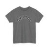 Dog Dad Upside Down Backwards Arch Text T-Shirt - Image 9