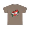 Dog Dad Retro Heart Tattoo Rose Paw Print T-Shirt - Image 9