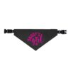 "Daddy's Girl" Black & Pink Clip-On Pet Bandana - Image 3