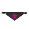 "In My Daddy's Girl Era" Black & Pink Clip-On Pet Bandana - Image 3