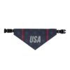 USA Patriotic Stars Clip-On Pet Bandana - Image 3