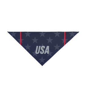 USA Star Patriotic Pet Bandana for Dogs