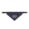 USA Patriotic Stars Clip-On Pet Bandana - Image 2