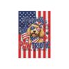USA Flag "Proudly Pawriotic" Dog Garden Flag - Image 2