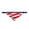 USA Flag Clip-On Patriotic Red White & Blue Pet Bandana - Image 2