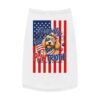 Proudly Pawtriotic American Flag Dog Shirt - Image 4