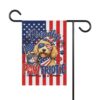 USA Flag "Proudly Pawriotic" Dog & Cat Garden Flag