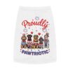 USA "Proudly Pawtriotic" American Celebration Dog Shirt
