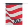 USA Flag Patriotic Red White Blue Garden Flag - Image 7