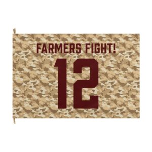 Shop All Products 1 Farmers Fight! 12 Camo Double-Sided Flag