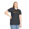 Dog Mom Upside Down Backwards Faux Embroider Rainbow Heart Paw T-Shirt - Image 15