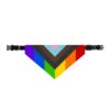Rainbow Inclusive Progress Pride Clip-On Pet Bandana - Image 2