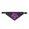 Fine Dandy Butterfly Faux Tooled-Leather Flower Print Clip-on Pet Bandana - Image 4