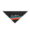 San Antonio Fiesta Basketball Retro Stripe Pet Bandana