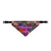 Momma Butterfly Patchwork Coat of Many Colors Clip-on Pet Bandana - Image 2