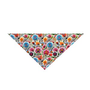 Floral Colorful Print Mexican Hispanic Fiesta Pet Bandana