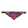 Momma Butterfly Patchwork Coat of Many Colors Clip-on Pet Bandana - Image 4