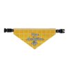 Pup of Ambition 9 to 5 Butterfly Western Yellow Plaid Clip-On Bandana - Image 4