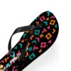 San Antonio Fiesta Retro Basketball Pattern Flip Flops Sandals Chancla - Image 3