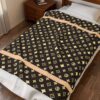 Louis Pet-ton Luxury Designer-Inspired Petall Design Velveteen Plush Blanket - Image 6