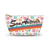 San Antonio Fiesta Retro Basketball White Pouch Accessory Bag - Image 5