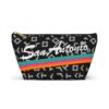 San Antonio Fiesta Retro Silver Pattern Basketball Pouch Accessory Bag - Image 5
