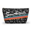 San Antonio Fiesta Retro Silver Pattern Basketball Pouch Accessory Bag
