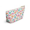 San Antonio Fiesta Retro Basketball White Pouch Accessory Bag - Image 8