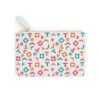 San Antonio Fiesta Retro Basketball White Mini Clutch Wristlet Bag - Image 2