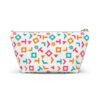San Antonio Fiesta Retro Basketball White Pouch Accessory Bag - Image 6