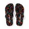 San Antonio Fiesta Retro Basketball Pattern Flip Flops Sandals Chancla - Image 9