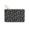 San Antonio Fiesta Retro Basketball Silver Pattern Mini Clutch Wristlet Bag - Image 2