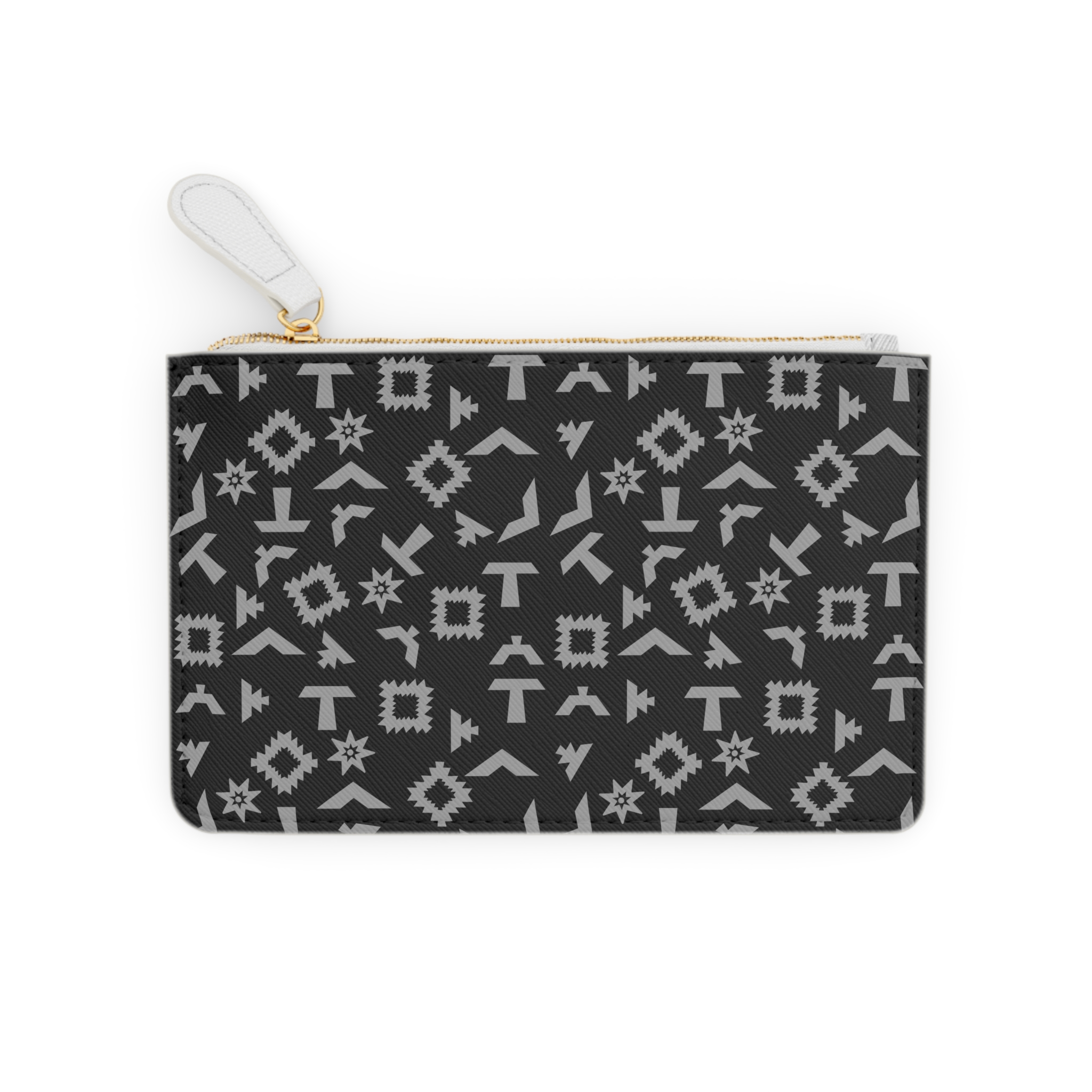 San Antonio Fiesta Retro Basketball Silver Pattern Mini Clutch Wristlet Bag 2 San Antonio Fiesta Retro Basketball Silver Pattern Mini Clutch Wristlet Bag - Image 2