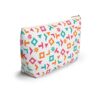San Antonio Fiesta Retro Basketball White Pouch Accessory Bag - Image 4