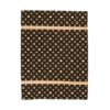Louis Pet-ton Luxury Designer-Inspired Petall Design Velveteen Plush Blanket
