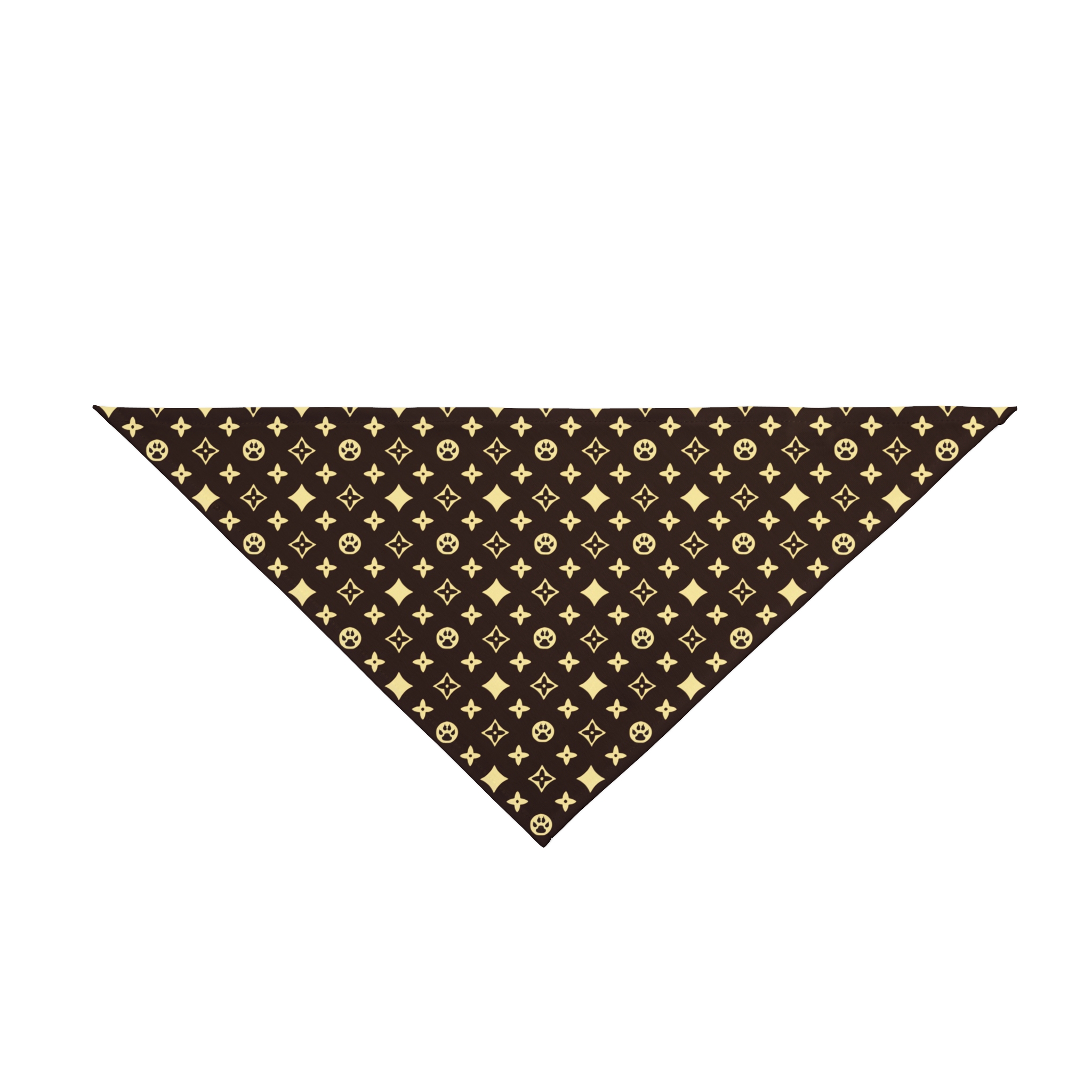 Louis Pet-ton Luxury Designer-Inspired Petall Design Pet Bandana 1 Louis Pet-ton Luxury Designer-Inspired Petall Design Pet Bandana