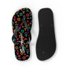 San Antonio Fiesta Retro Basketball Pattern Flip Flops Sandals Chancla - Image 10