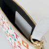 San Antonio Fiesta Retro Basketball White Mini Clutch Wristlet Bag - Image 3
