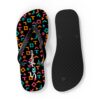 San Antonio Fiesta Retro Basketball Pattern Flip Flops Sandals Chancla - Image 14
