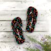 San Antonio Fiesta Retro Basketball Pattern Flip Flops Sandals Chancla - Image 8