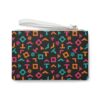 San Antonio Fiesta Retro Basketball Clutch Wristlet Bag - Image 2